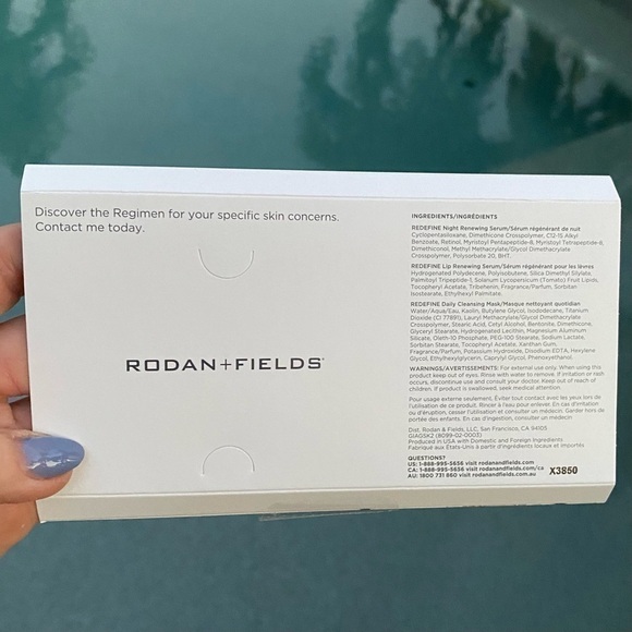 ORIGINAL Give It a Glow Night Serum+ orig Lip Serum Sample Card Rodan + fields - Picture 10 of 10
